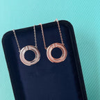 Diamond and Mother of Pearl Circle Pendant – LUX VERSE Luxury Designer Fashion Outlet