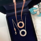 Diamond and Mother of Pearl Circle Pendant – LUX VERSE Luxury Designer Fashion Outlet