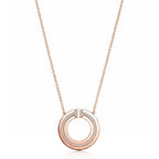 Diamond and Mother of Pearl Circle Pendant – LUX VERSE Luxury Designer Fashion Outlet
