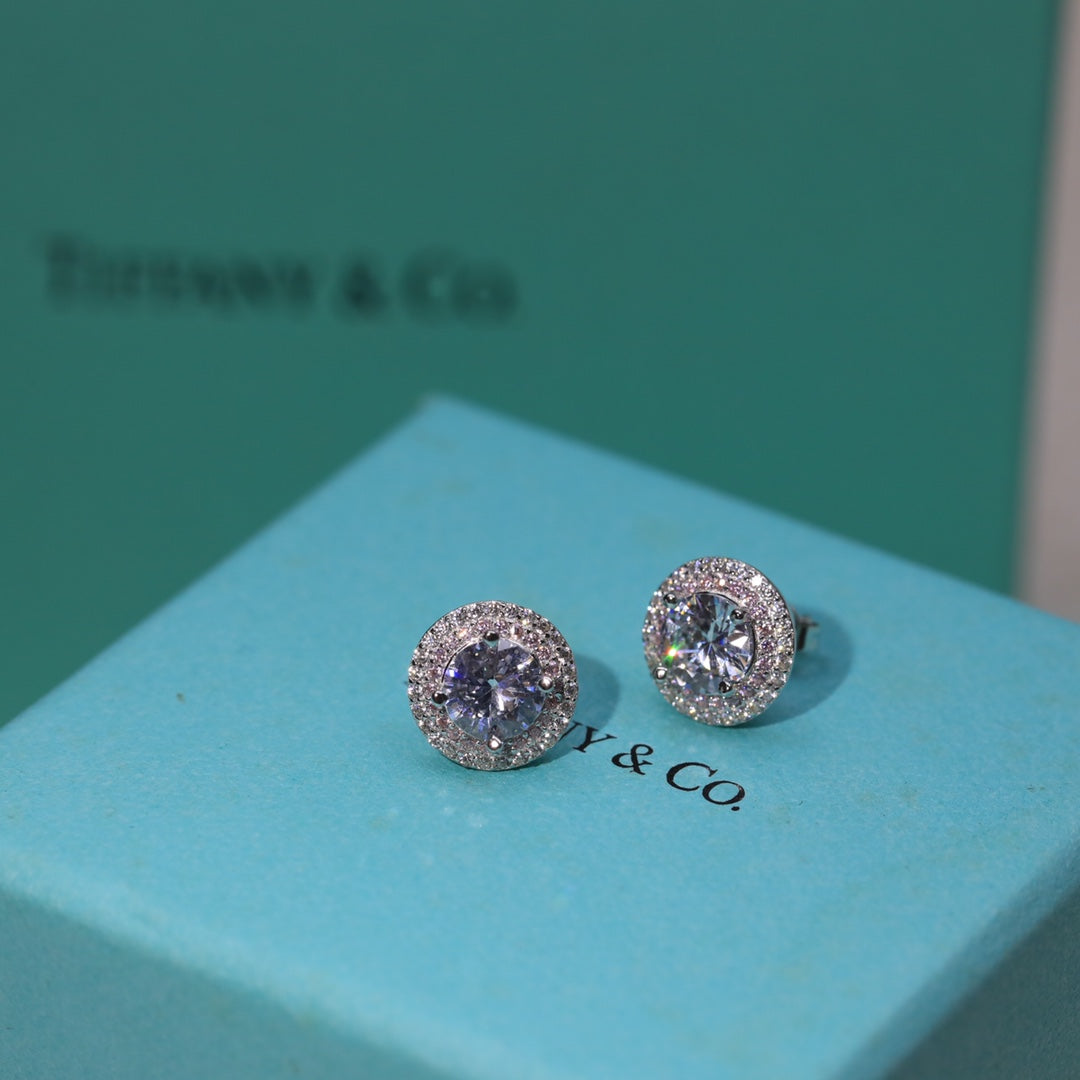 Round Halo Earrings – LUX VERSE Luxury Designer Fashion Outlet