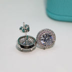 Round Halo Earrings – LUX VERSE Luxury Designer Fashion Outlet