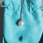 Pearl Pendant Gatsby Ziegfeld Pearl Silver Necklace – LUX VERSE Luxury Designer Fashion Outlet