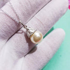 Pearl Pendant Gatsby Ziegfeld Pearl Silver Necklace – LUX VERSE Luxury Designer Fashion Outlet