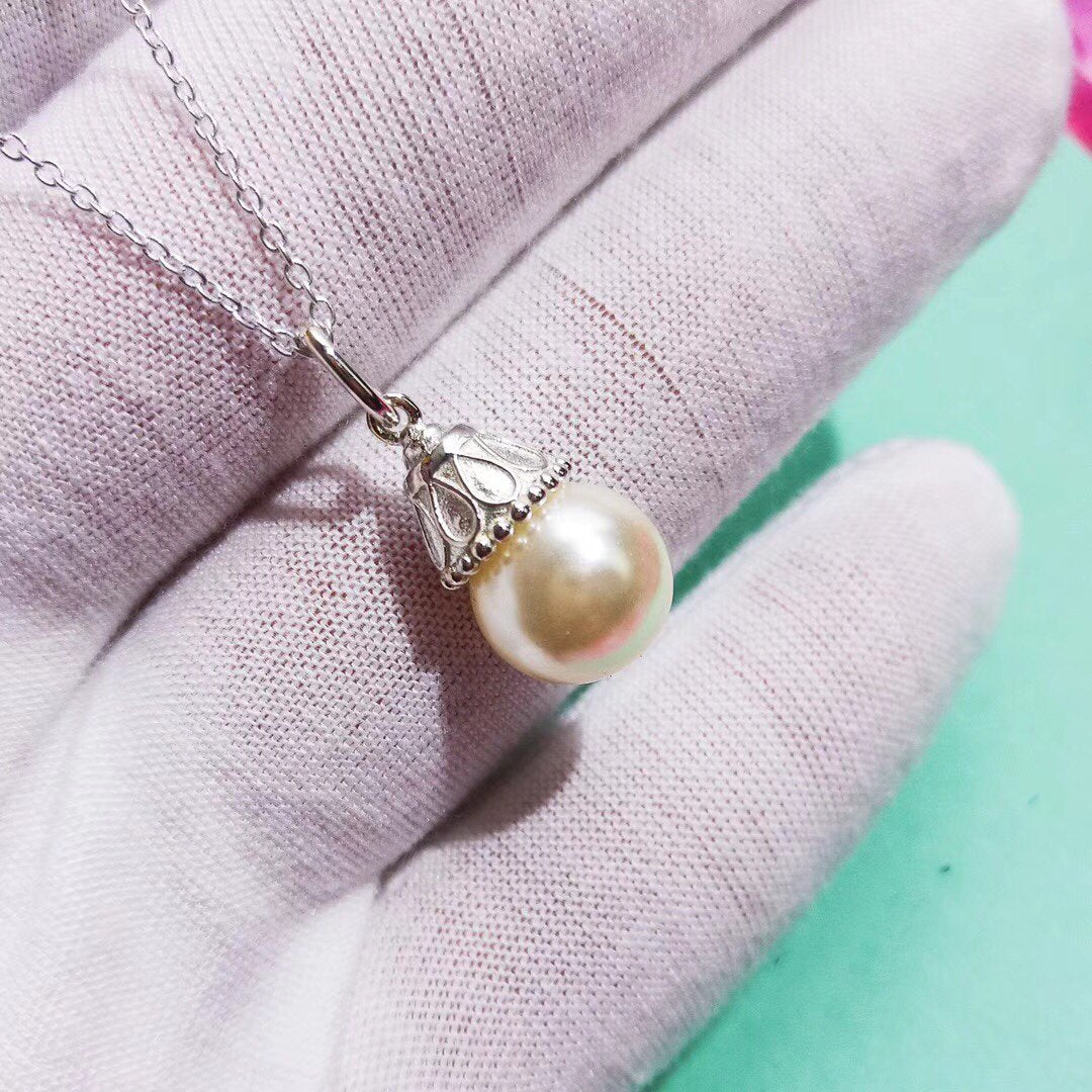 Pearl Pendant Gatsby Ziegfeld Pearl Silver Necklace – LUX VERSE Luxury Designer Fashion Outlet