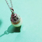Pearl Pendant Gatsby Ziegfeld Pearl Silver Necklace – LUX VERSE Luxury Designer Fashion Outlet