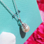 Pearl Pendant Gatsby Ziegfeld Pearl Silver Necklace – LUX VERSE Luxury Designer Fashion Outlet