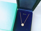 Diamond and Mother Pearl Circle Necklace Pendant – LUX VERSE Luxury Designer Fashion Outlet