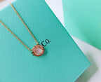 Diamond and Mother Pearl Circle Necklace Pendant – LUX VERSE Luxury Designer Fashion Outlet