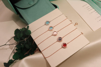 DIAMOND CIRCLE ROSE GOLD BRACELET - LUX VERSE - Luxury designer fashion outlet
