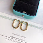 Smooth Oval Huggies Earrings – LUX VERSE Luxury Designer Fashion Outlet