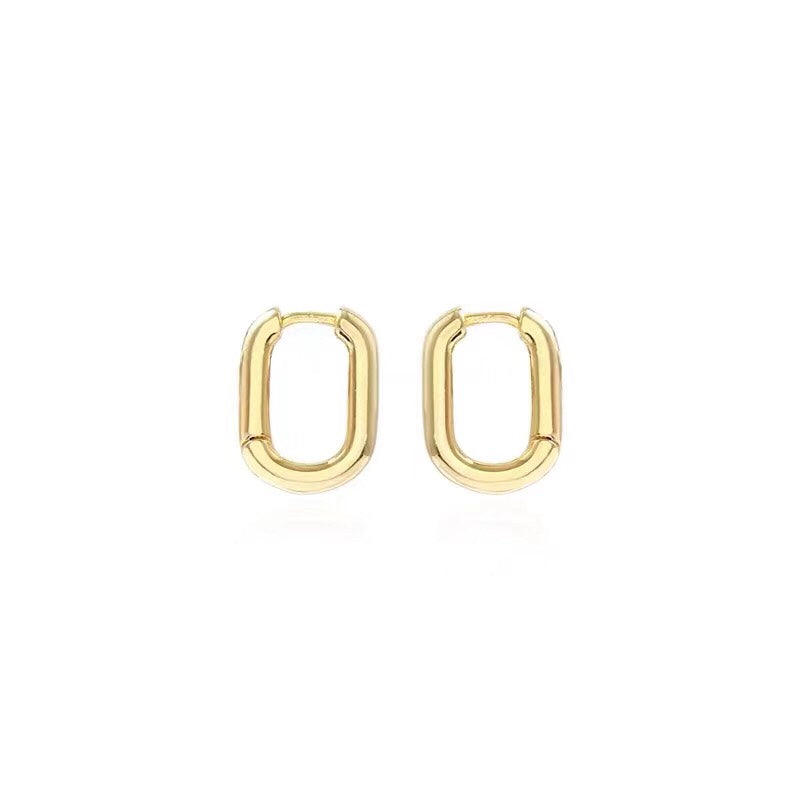 Smooth Oval Huggies Earrings – LUX VERSE Luxury Designer Fashion Outlet