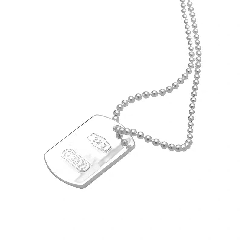 Dog Tag Necklace – LUX VERSE Luxury Designer Fashion Outlet
