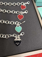 Heart Tag Bracelet Silver Medium – LUX VERSE Luxury Designer Fashion Outlet