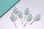 Sterling Silver Lollipop Necklace – LUX VERSE Luxury Designer Fashion Outlet