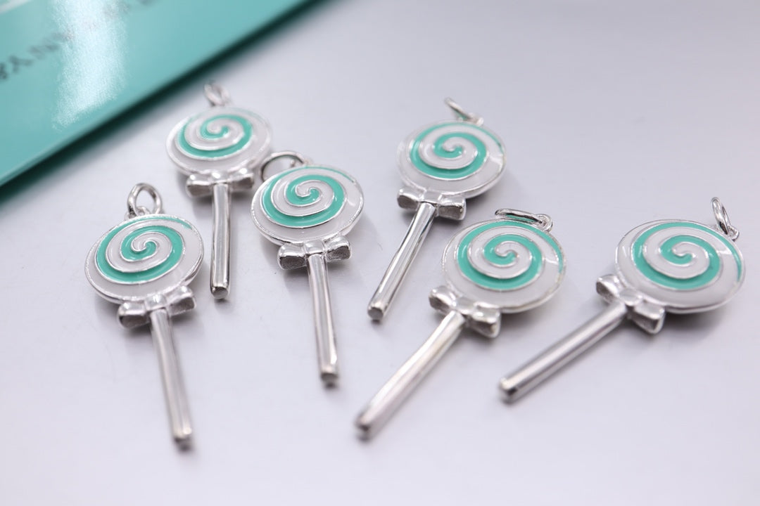 Sterling Silver Lollipop Necklace – LUX VERSE Luxury Designer Fashion Outlet