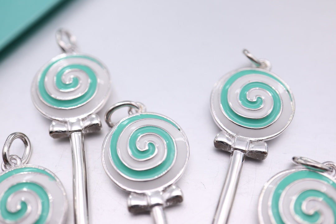 Sterling Silver Lollipop Necklace – LUX VERSE Luxury Designer Fashion Outlet