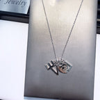 Collar Love Plata Necklace – LUX VERSE Luxury Designer Fashion Outlet