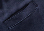 Grey Jersey Bar Stripe Drawstring - Men's
