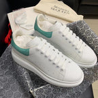 Oversized Mint Suede Tab Sneakers
