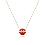 Jeux De Rose Gold Diamond Necklace – LUX VERSE Luxury Designer Fashion Outlet