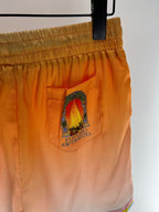Sunset Gradient Silk Shorts - Men's