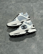 White Mesh Colourblock Chunky - Women's