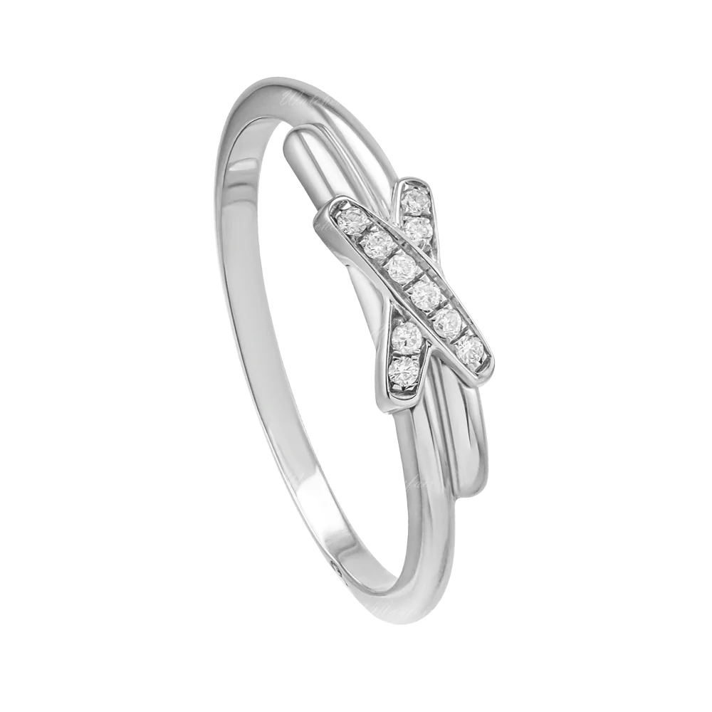 Jeux De Silver Diamond Ring – LUX VERSE Luxury Designer Fashion Outlet