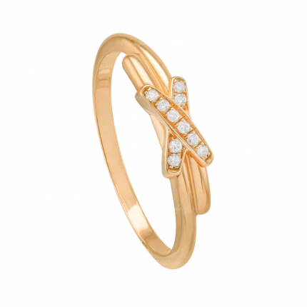 Jeux De Gold Diamond Ring – LUX VERSE Luxury Designer Fashion Outlet