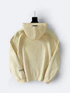 Cream Cotton Logo Pullover - Men's