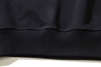 Schwarzes Baumwoll-Textlogo-Rundhals-Sweatshirt – Herren