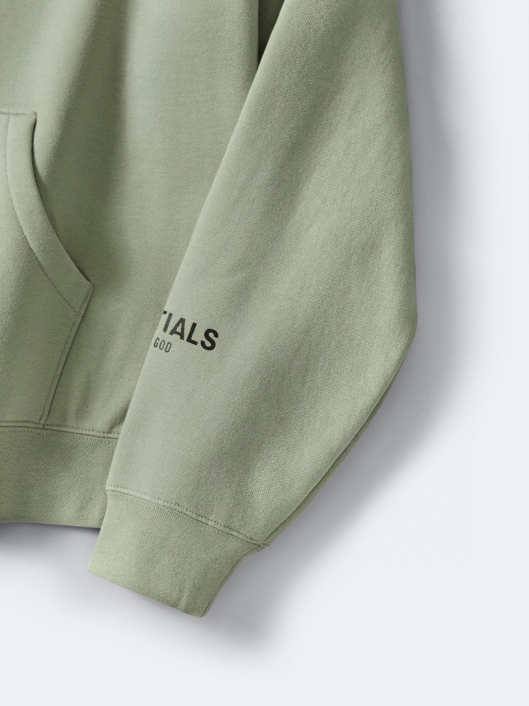 Grey Cotton Logo Pullover - Men's