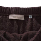 Brown Cotton Logo Drawstring - Men's