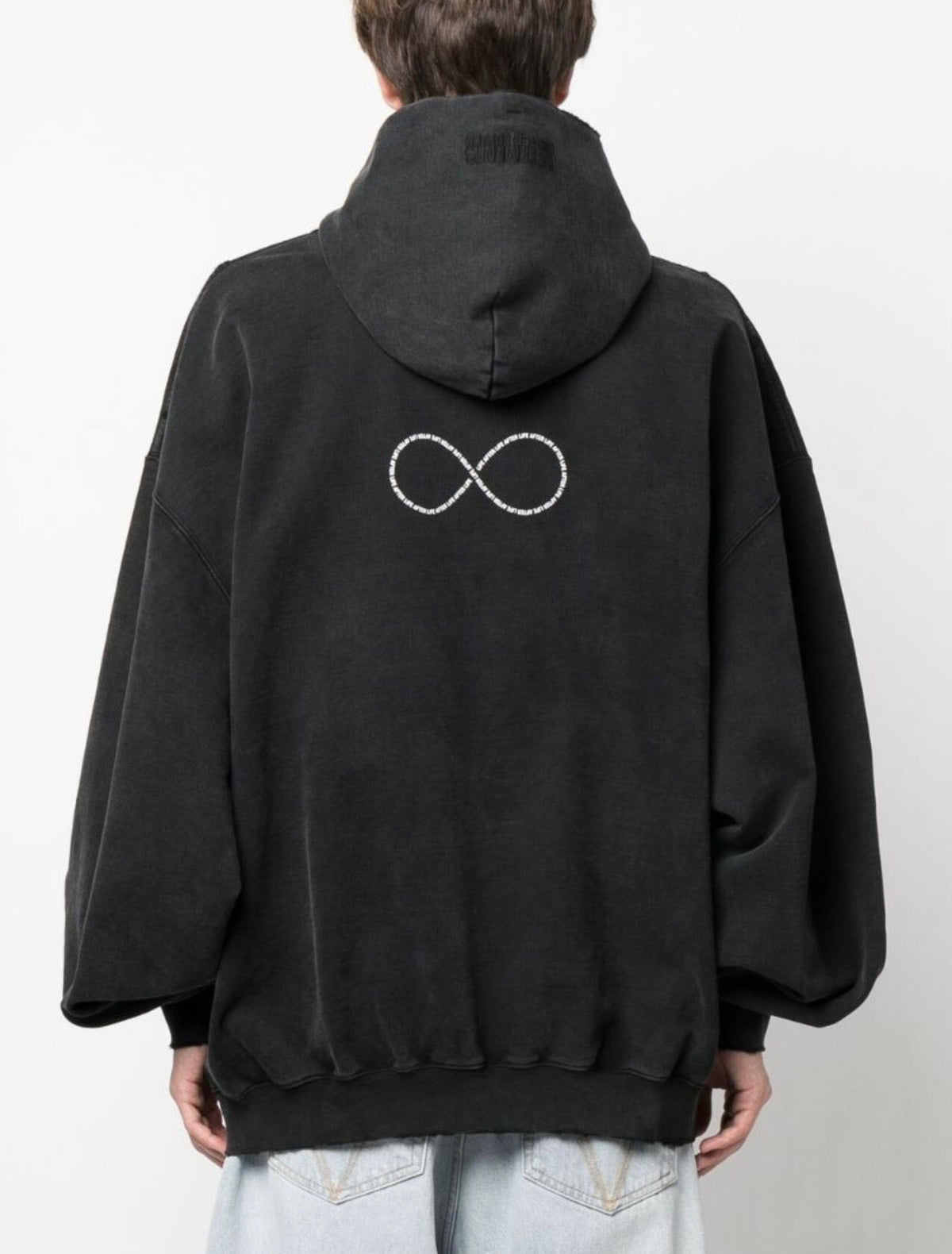 Washed Infinity Graphic Hoodie - Men's