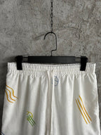 Embroidered Silk Shorts - Men's