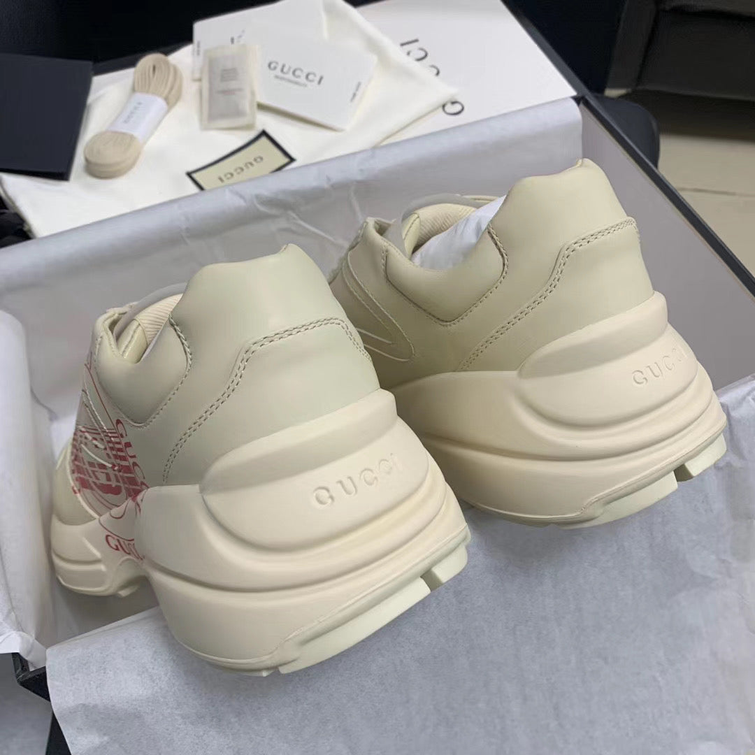 Rhyton Red Logo Sneakers