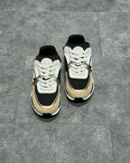 White Mesh Colourblock Chunky - Women's