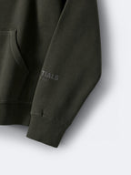Grey Cotton Logo Pullover - Men's