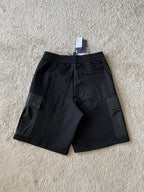 Black Nylon Zip Detail Cargo - Men's