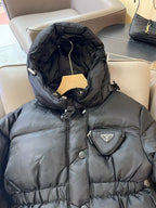 Black Puffer Jacket - Women's
