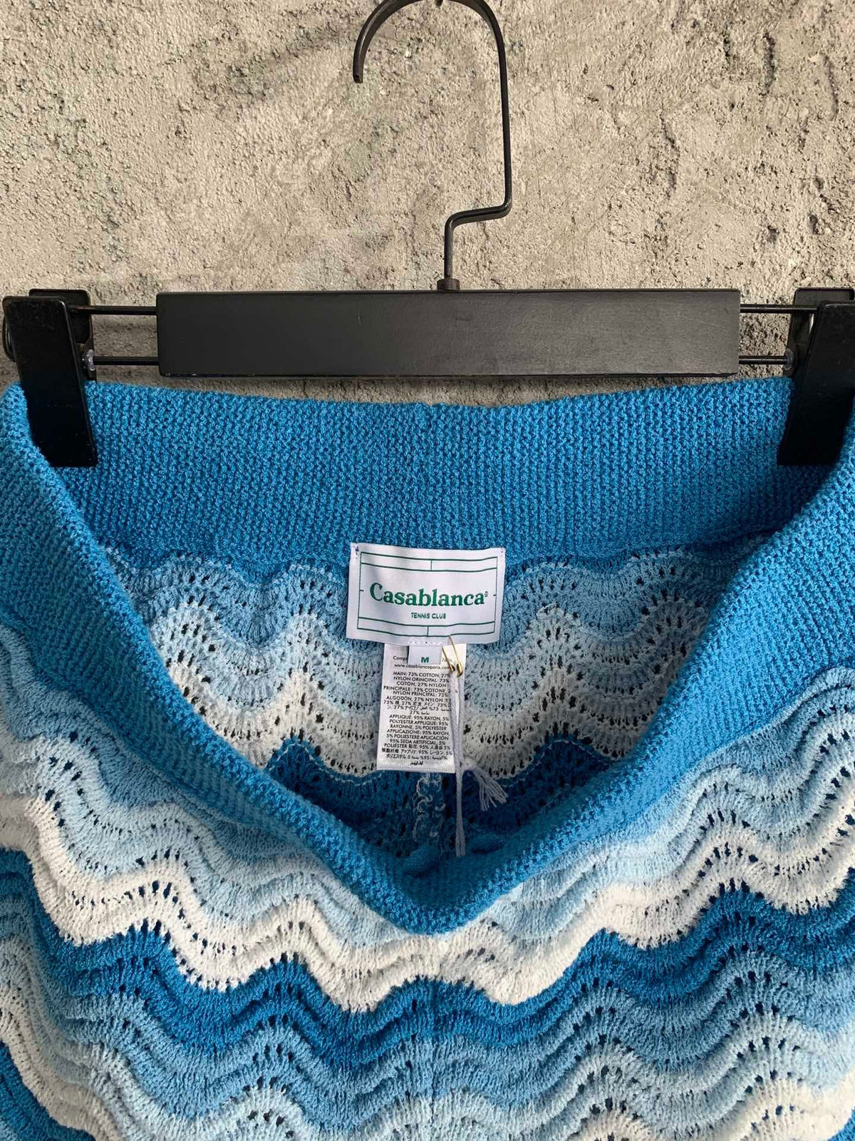 Yellow Knit Chevron Drawstring - Men's