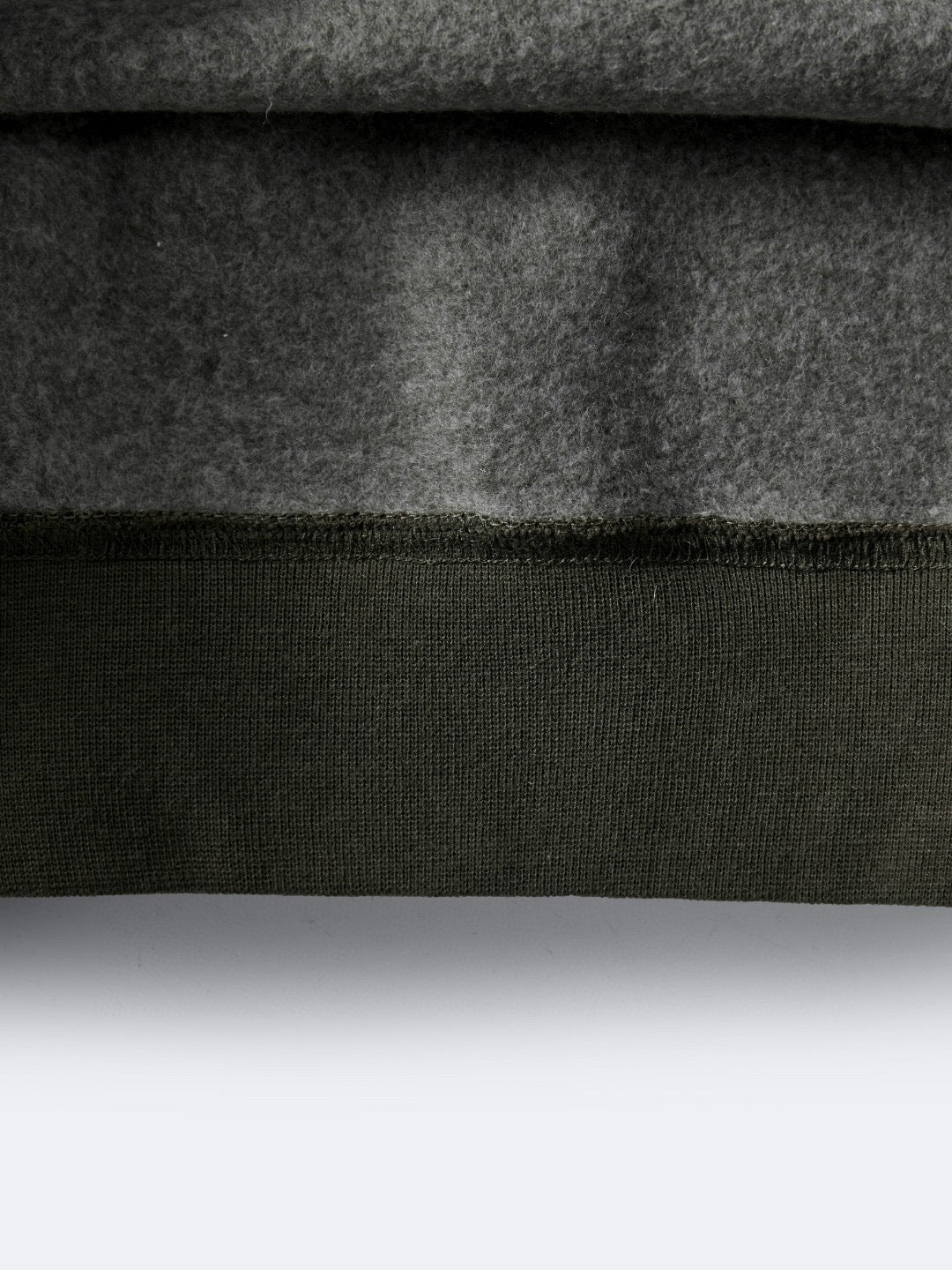 Grey Cotton Logo Pullover - Men's