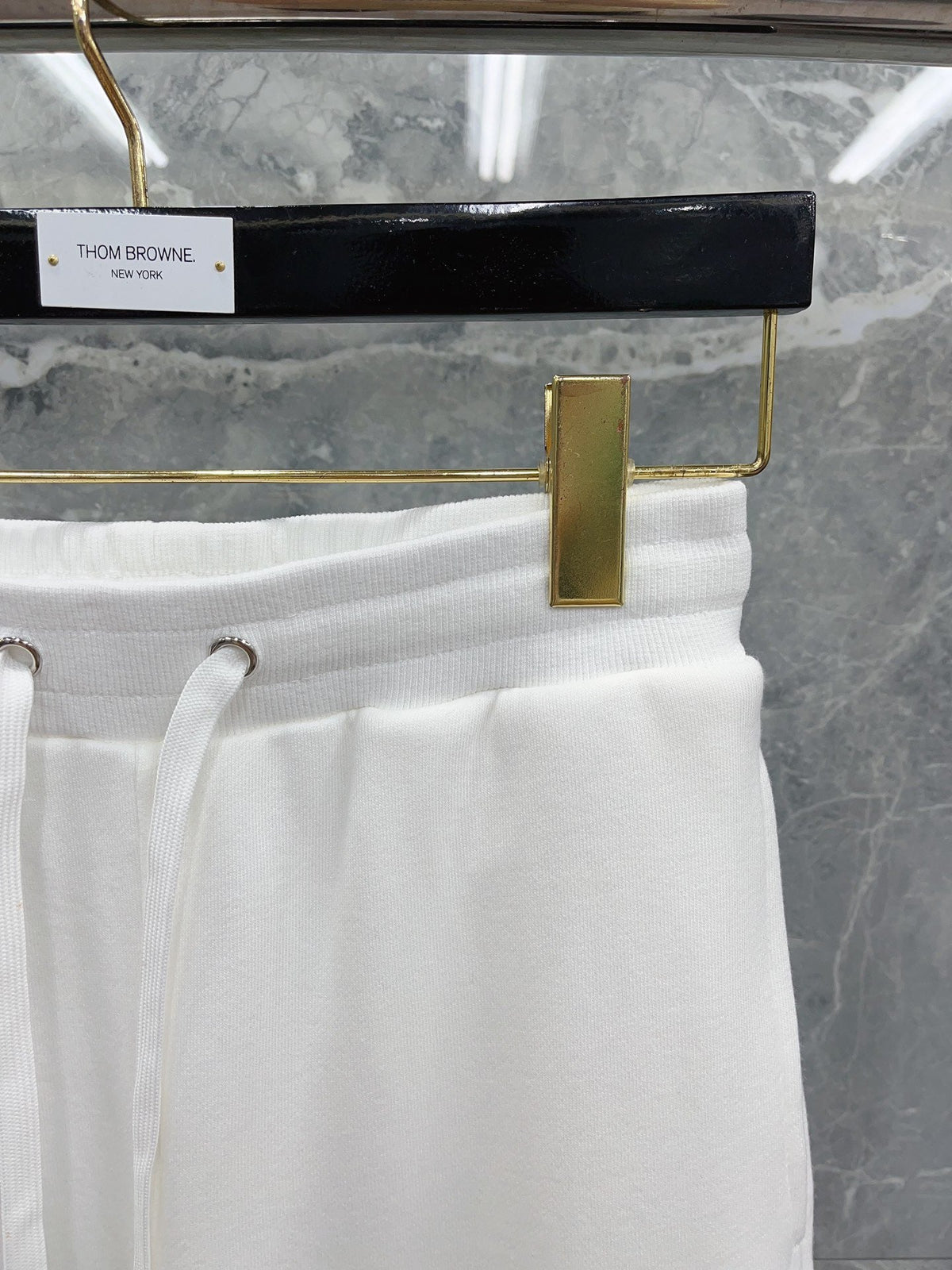 Schwarze Baumwoll-Jogginghose mit Herz-Logo – Herren