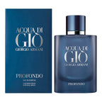 Acqua di Gio Profondo 4.2 oz EDP for men – earthy & Woody Scent Type: Citrus & Woods Key Notes: Marine Notes, Cypress, Musk – LUX VERSE Luxury Designer Fashion Outlet