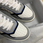 B27 Niedrige Grau-Blaue Sneaker