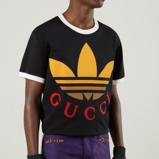 adidas x Gucci cotton jersey T-shirt