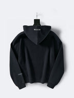 Grey Cotton Logo Pullover - Men's