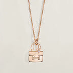 Amulette Pedant Rose Gold Necklace – LUX VERSE Luxury Designer Fashion Outlet