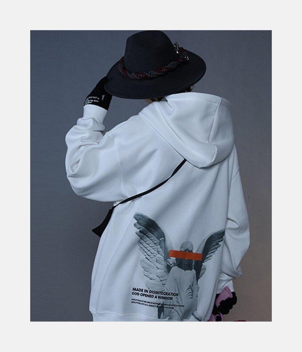 Archangel Hoodie – xL, XXL SIZING INFO SIZE (cm) Bust Shoulder Length Sleeve M 124 56.5 71.5 – LUX VERSE Luxury Designer Fashion Outlet