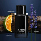 Armani Code 2.5 oz Parfum for men – armani Code Parfum is a Woody Aromatic fragrance for men introduced in 2022 – LUX VERSE Luxury Designer Fashion Outlet