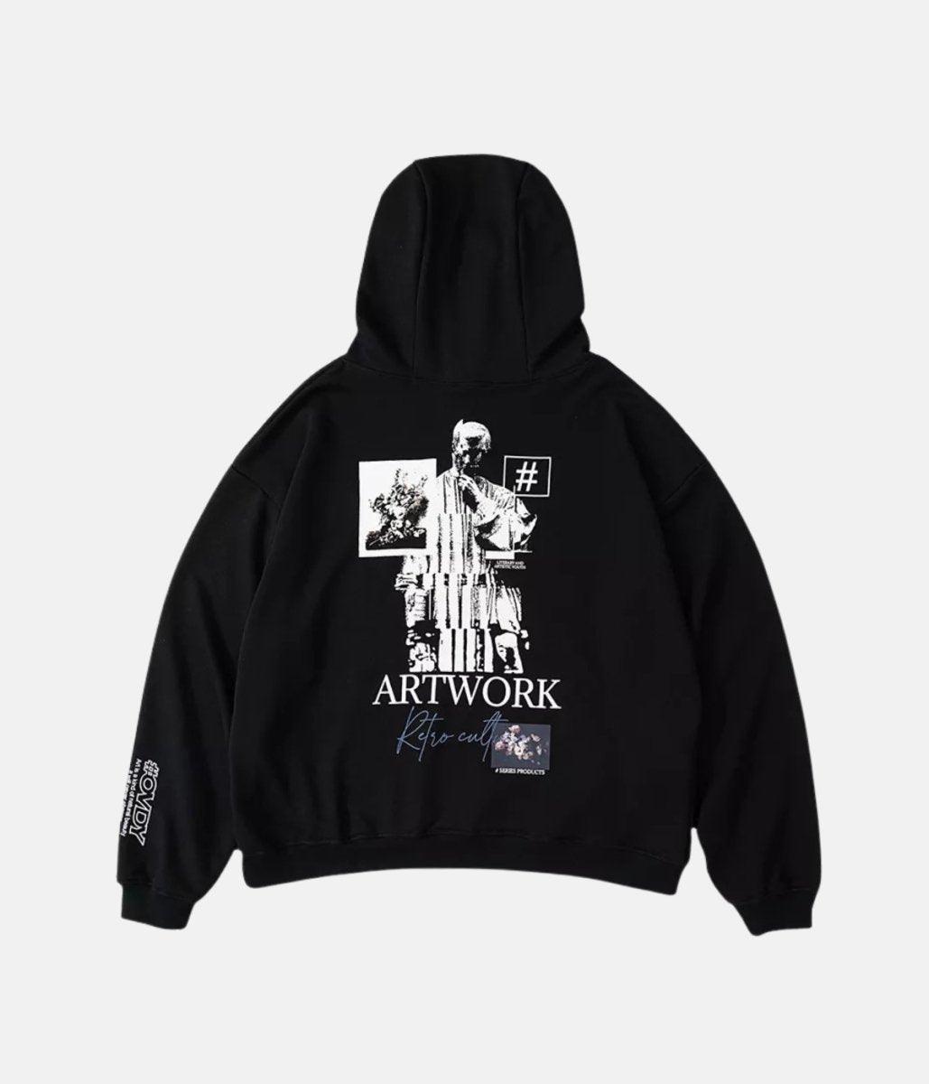 Artwork Hoodie – s, M, L, XL SIZING INFO SIZE (cm) Bust Shoulder Length Sleeve S 136 68 – LUX VERSE Luxury Designer Fashion Outlet